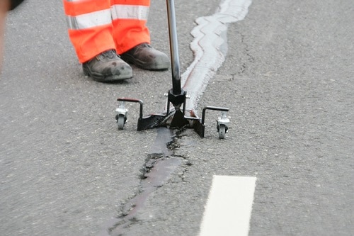 Mastic bituminos la rece pentru fisuri și crăpături